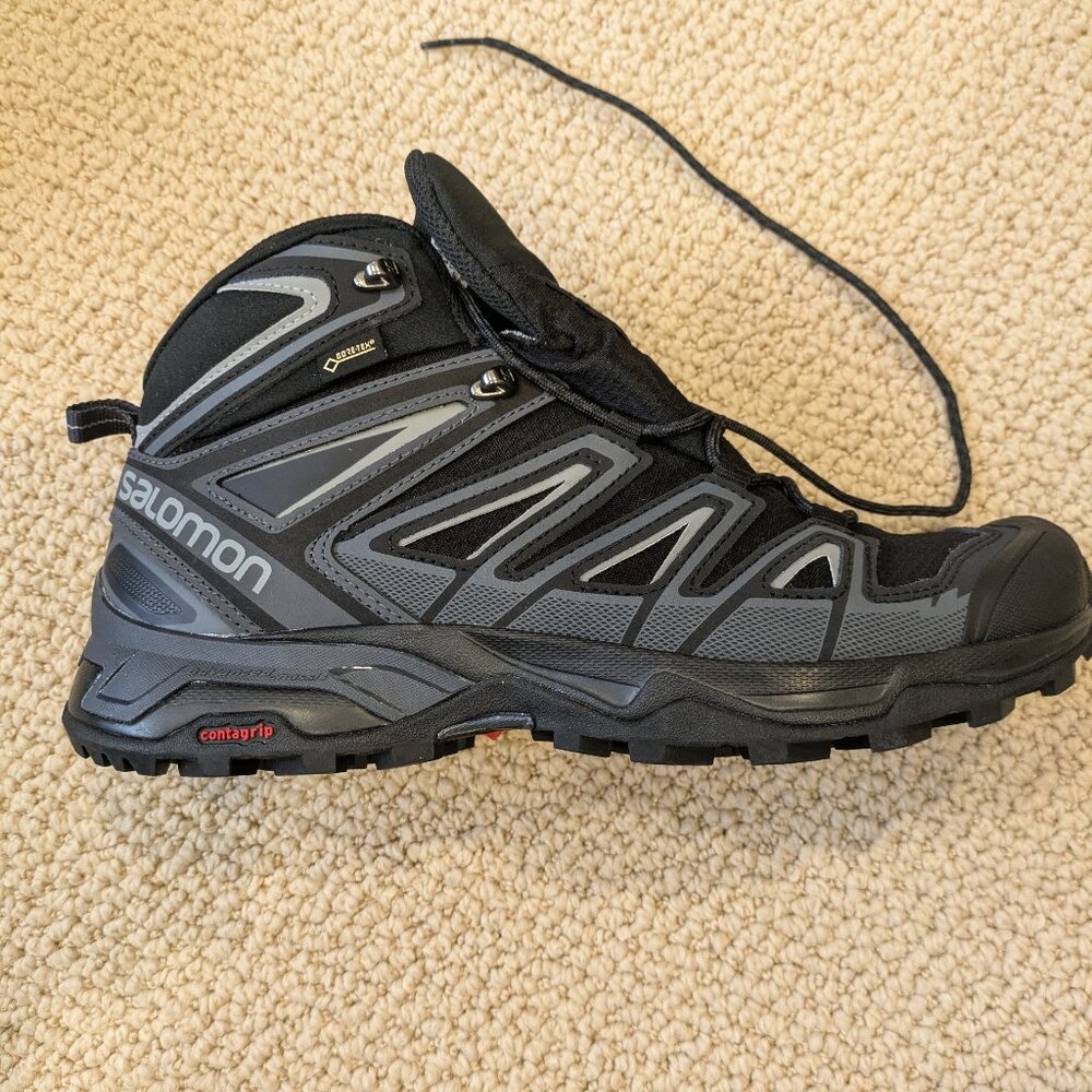 Salomon Men's X Ultra 3 GTX Hiking Boot, Black, Size: 10M